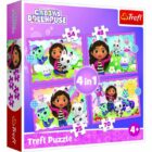 Puzzle Gábinin kouzelný domek 4v1 (35,48,54,70 dílků)