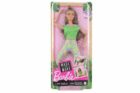 Barbie V pohybu GXF05- Brunetka v zeleném topu