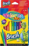 Brush fixy - dlouhý štětcový hrot 10 barev