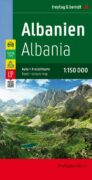 Albánie 1:150 000 / silniční mapa + rekreační mapa