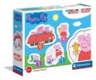 Puzzle Prasátko Peppa 4v1 (3,6,9,12 dílků)