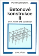 Betonové konstrukce II pro 4. ročník SPŠ stavebních