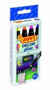 JOVI DECOR GLASS fixy 4 ks neón