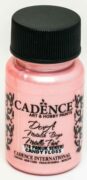 Metalická akrylová barva Cadence Dora Metalic - cukrová vata / 50 ml