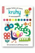 Kočka Tečka učí tvary Kruhy se samolepkami